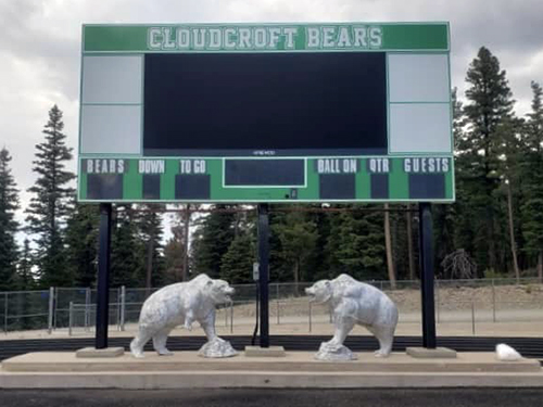 two beautiful Bear Statues
